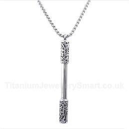 Titanium Pendant with Free Chain