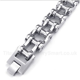 Titanium Bicycle Chain Bracelet