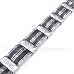 Titanium Rubber Bracelet