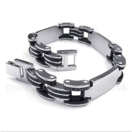 Titanium Rubber Bracelet