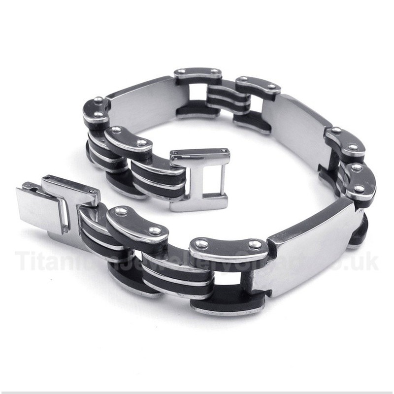 Titanium Rubber Bracelet