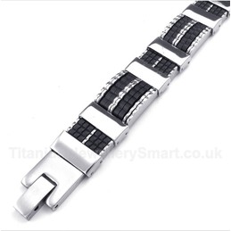 Titanium Rubber Bracelet