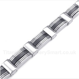 Titanium Rubber Bracelet