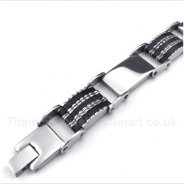 Titanium Rubber Bracelet