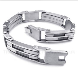 Titanium Cable Bracelet