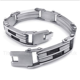 Titanium Black Cable Bracelet