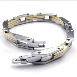 Titanium Gold Bracelet