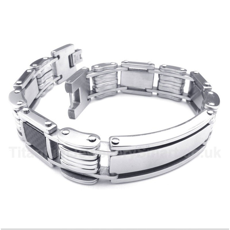 Titanium Carbon Fiber Bracelet