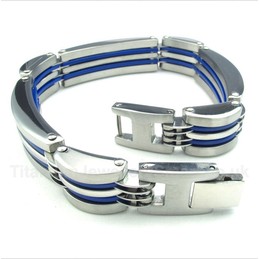 Titanium Blue Bracelet