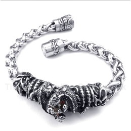 Titanium Casted Red Diamond Bracelet
