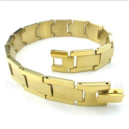 Gold Titanium Bracelet