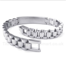 Titanium Bracelet with Crystal