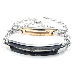 Titanium Black Couple's Bracelet