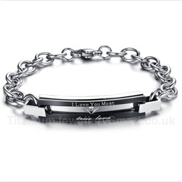 Titanium Couple's Bracelet