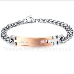 Titanium Couple's Bracelet