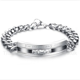 Titanium Couple's Bracelet