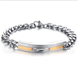 Titanium Couple's Bracelet