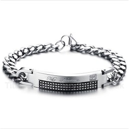 Titanium Couple's Bracelet