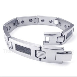 Titanium Carbon Fiber Magnet Bracelet