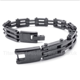 Titanium Greek Meander Pattern Bracelet
