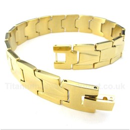 Gold Titanium Bracelet