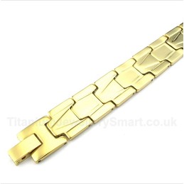 Gold Titanium Bracelet