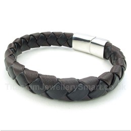 Leather Titanium Bracelet
