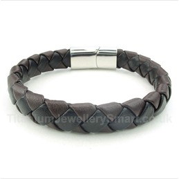Leather Titanium Bracelet