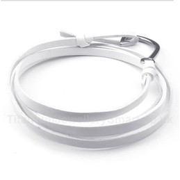 Titanium Leather Bracelet
