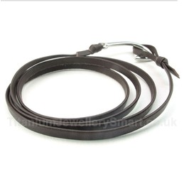 Titanium Leather Bracelet