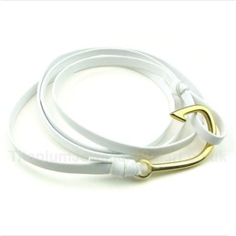 Titanium Leather Bracelet