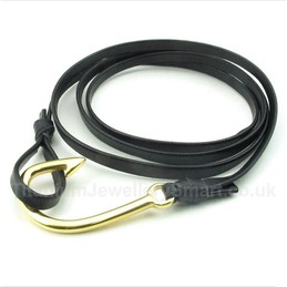 Titanium Leather Bracelet