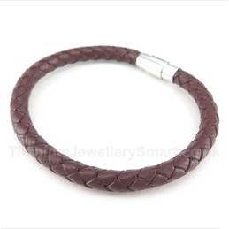 Leather Titanium Bracelet