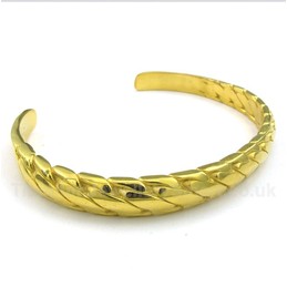 Titanium Casted Gold Bracelet