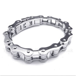 Titanium Bicycle Chain Bracelet