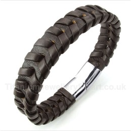 Leather Titanium Bracelet