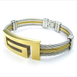 Titanium Cable Bracelet