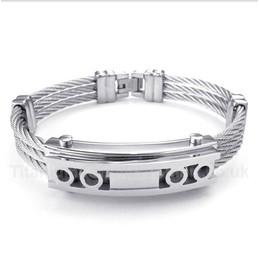 Titanium Cable Bracelet