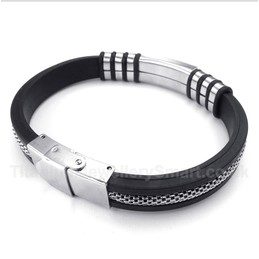 Rubber Titanium Bracelet