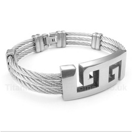 Titanium Cable Bracelet