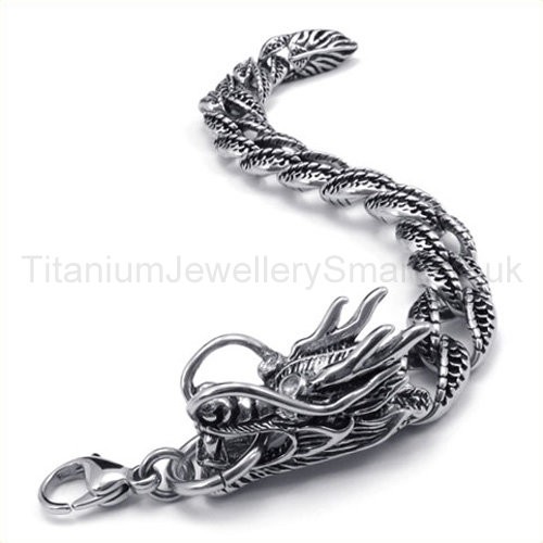 Titanium Dragon Bracelet 19241-£121 - Titanium Jewellery UK