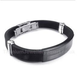 Rubber Titanium Bracelet