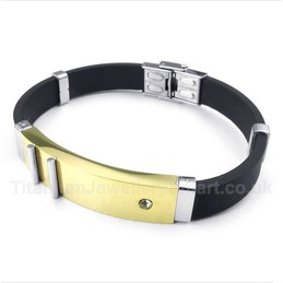 Titanium Rubber Bracelet
