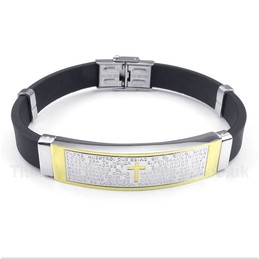 Titanium Rubber Bracelet