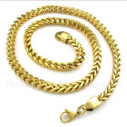 Titanium Gold Necklace