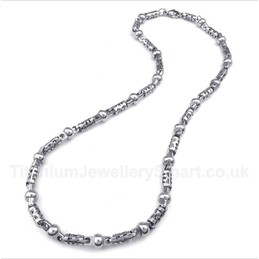 Titanium Cylinder Necklace