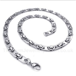 Titanium Half Crescent Necklace
