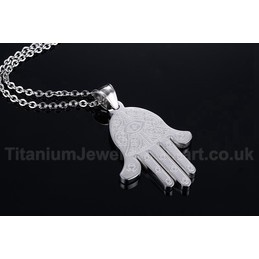 Men's Titanium Pendant Palm PN-427