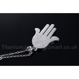 Men's Titanium Pendant Palm PN-427