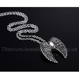 Men's Titanium Pendant Angel Wings PN-500